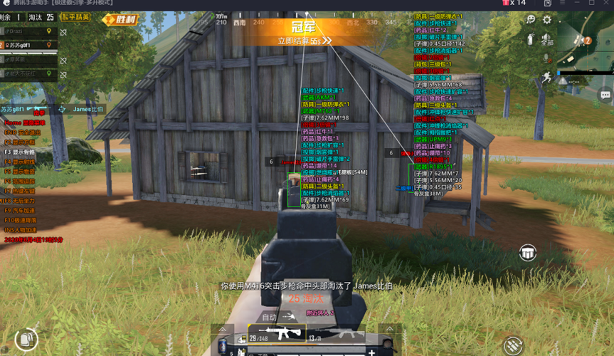 和平精英辅助【EVA】腾讯模拟器专用挂 子弹瞬击 人物绘制 透视血量 子弹穿墙 锁头自瞄